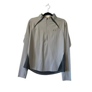 Under Armour - UA Running Mileage‎ 1/2 Zip Women's Long Sleeve Shirt - size L